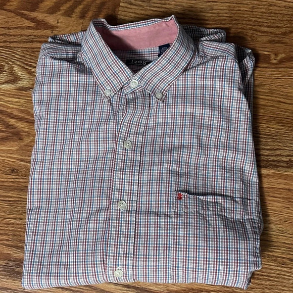 Izod button down shirt, men’s large - Picture 2 of 7